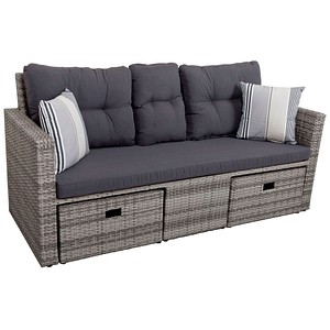 Garden Pleasure Loungesofa Valetta grau