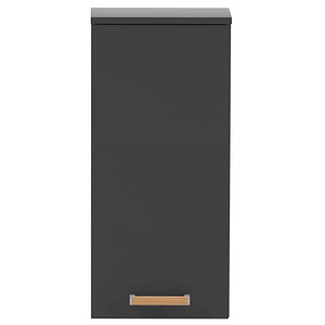 MÖBELPARTNER Badschrank Duo anthrazit 32,7 x 16,3 x 72,3 cm