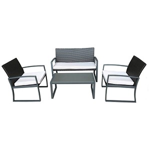 Garden Pleasure Sitzgruppe Garda grau
