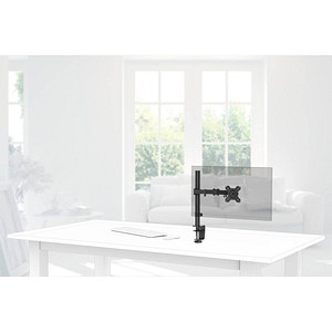 hama Monitor-Halterung 00118490 schwarz für 1 Monitor, Tischklemme