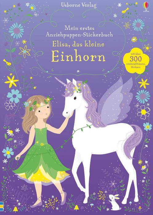 Anziehpuppen-Stickerbuch Elisa Einhorn