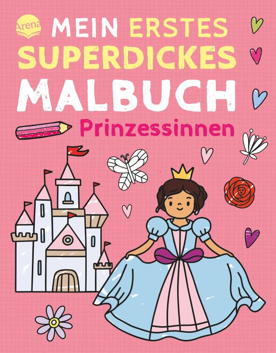 Erstes superdickes Malbuch  Prinzessinn