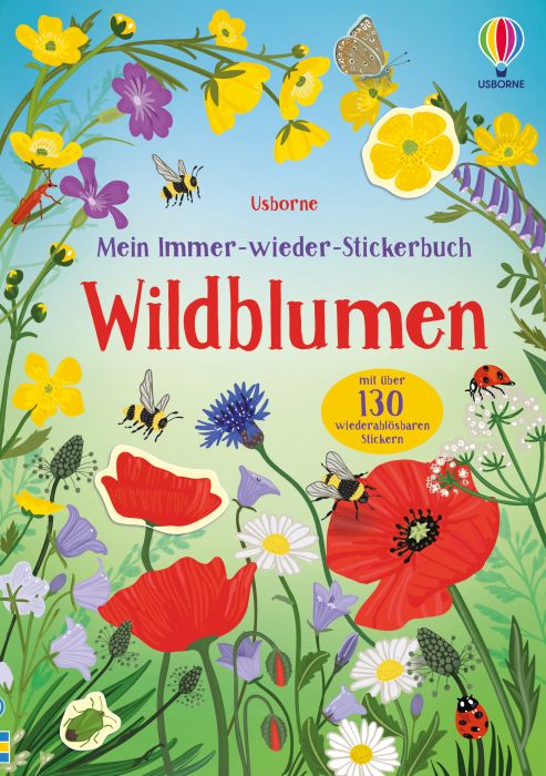 Mein Immer-wieder-Stickerbuch: Wildblume