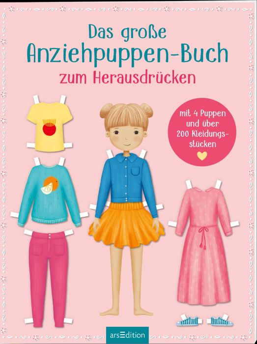 Anziehpuppen-Buch zum Herausdrücken