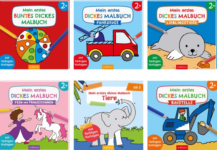 Display Erstes Malbuch