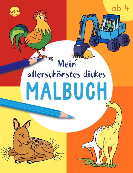 Mein allerschönstes dickes Malbuch
