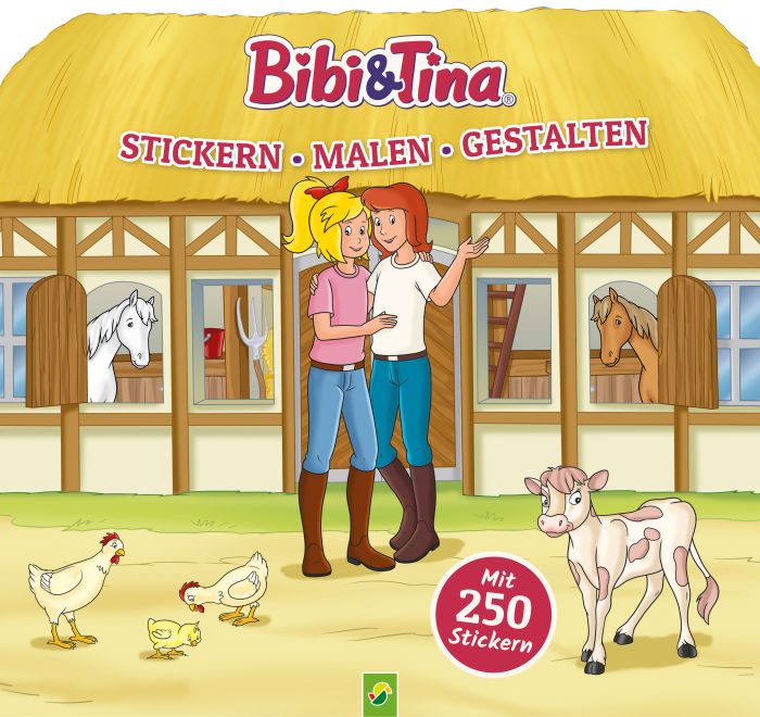 Stickern - Malen - Gestalten Bibi & Tina