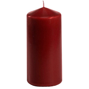 PAPSTAR Kerze bordeaux