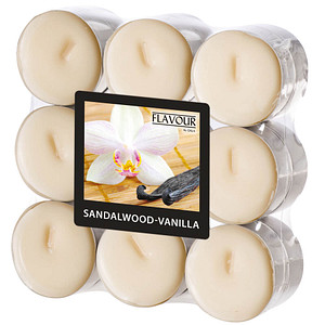 FLAVOUR by Gala Duft-Teelichter "Sandalwood-Vanilla