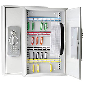 WEDO Schlüsselschrank mit Elektroschloss, für 32 Schlüssel Sicherheits-Zahlenco