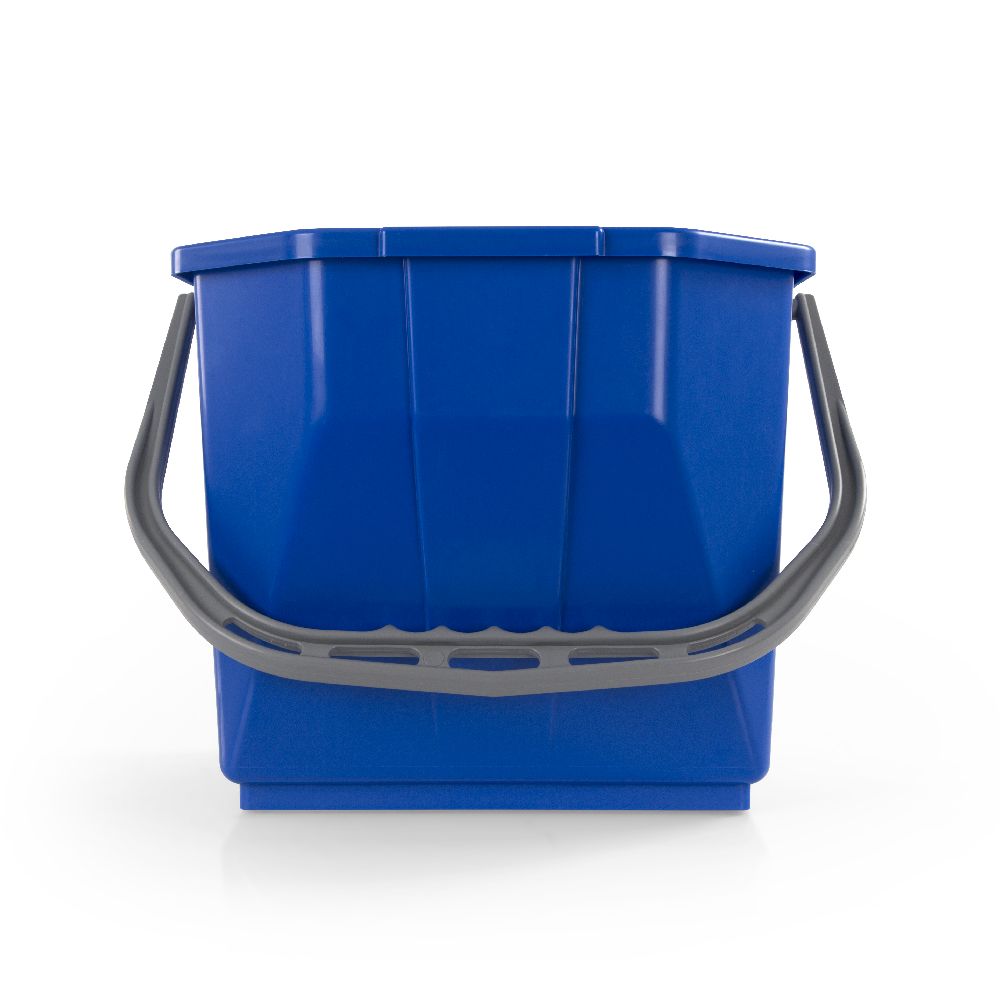 Zubehör/Ersatzteil: Eimer eckig 15 Liter, Kunststoffeimer mit Kunststoffhenkel | blau Zubehör/Ersatzteil: Eimer eckig 15 Liter, Kunststoffeimer mit Kunststoffhenkel | blau