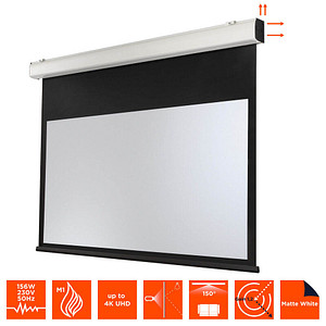 celexon elektrische Rolloleinwand Motor Expert XL 16:10, 400 x 250 cm Projektionsfläche