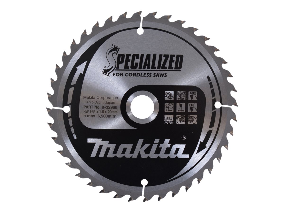 MAKITA MAKI SPECIALIZED B-32960 Sägeb.165x20x40Z B-32960