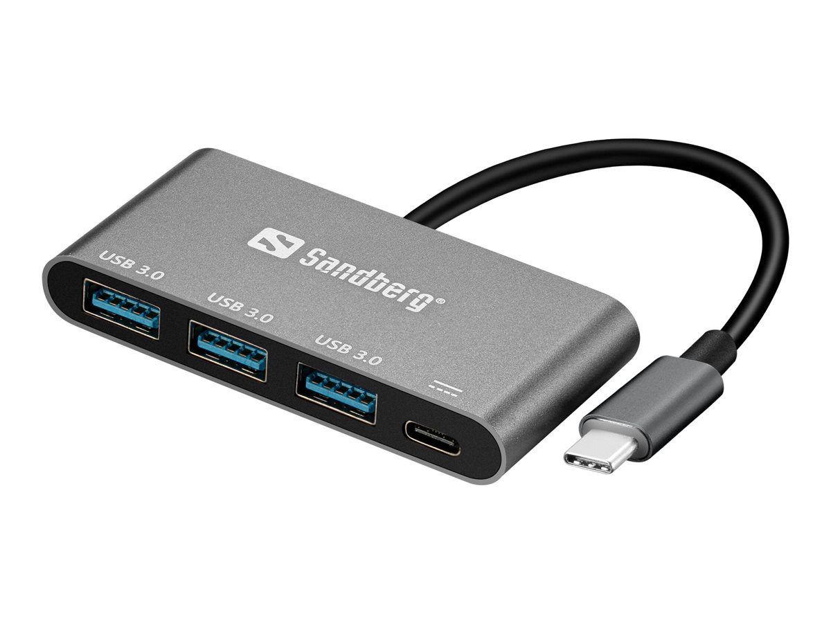 SANDBERG USB-C to 3 x USB 3.0 Converter