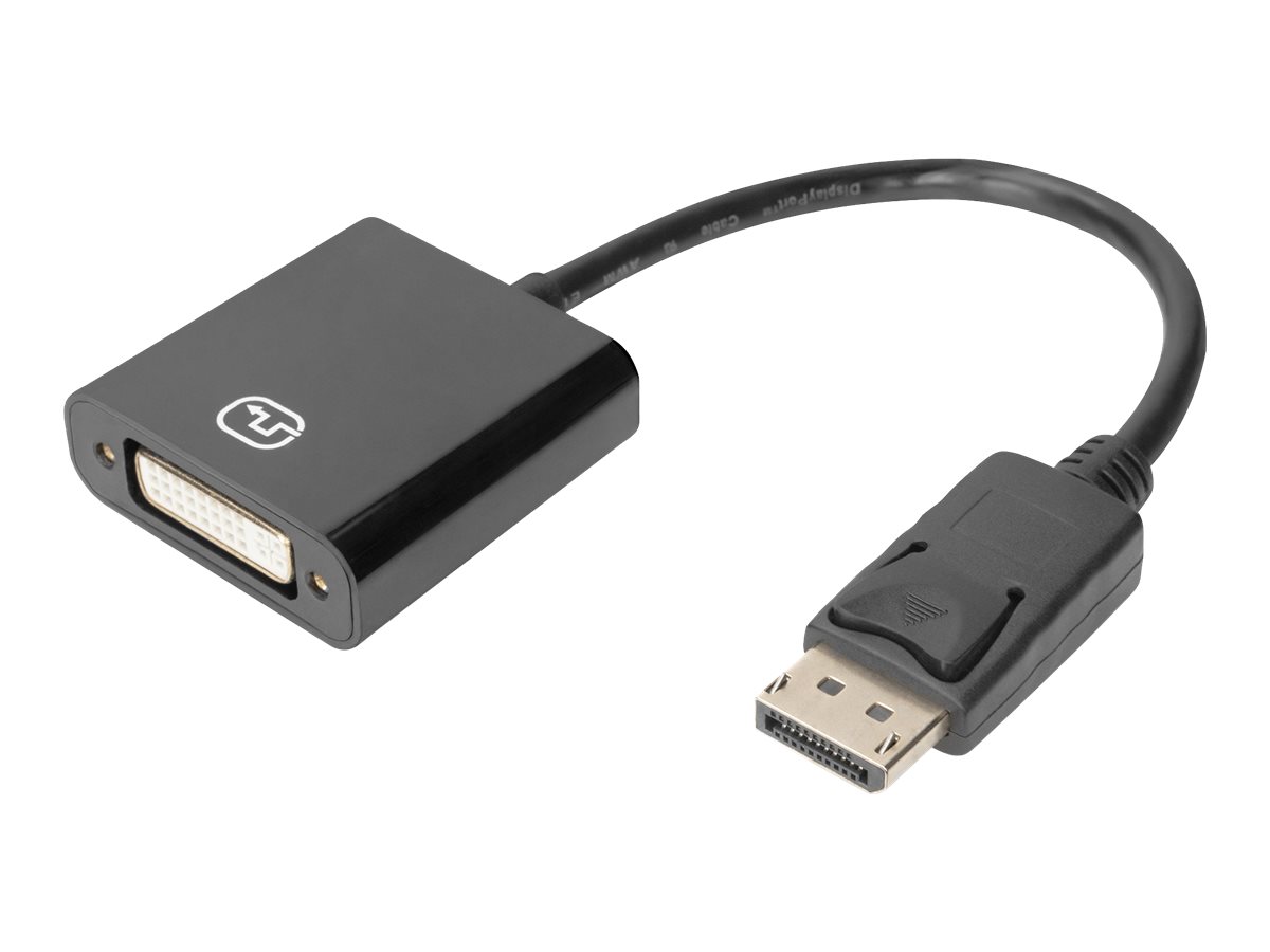 DIGITUS Aktiver DisplayPort Adapter/Konverter, DP auf DVI