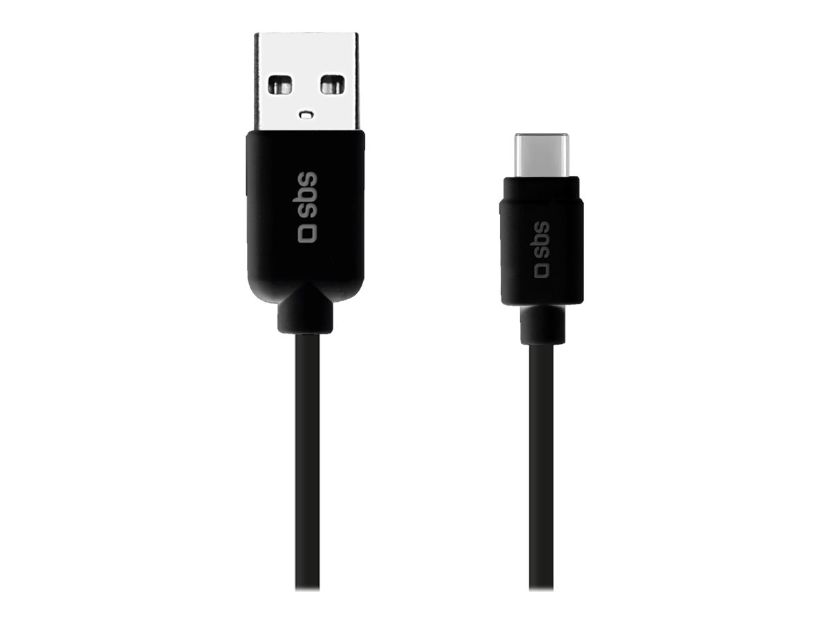 SBS USB zu USB-C Kabel 1m schwarz - Kabel - Digital/Daten