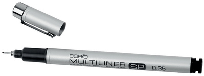 COPIC MULTILINER SP 0,05 mm, schwarz zum Skizzieren, Vorzeichnen und für alltäg