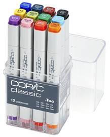 COPIC Profi Marker, 12er Basis Set