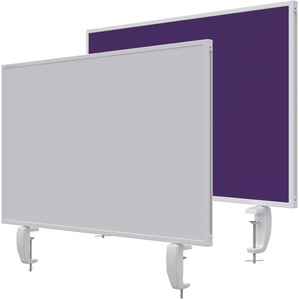 magnetoplan Tischtrennwand VarioPin, 800 x 500 mm, violett