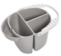 Multifunktions-Farbeimer mit Pinseleinsatz