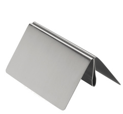 deflecto Tischaufsteller, Edelstahl, 100 x 50 x 58 mm