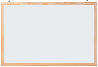 FRANKEN Weißwandtafel mit Holzrahmen, 1.200 x 800 mm