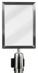 Securit Inforahmen für Absperrsystem RETRACTABLE, chrom