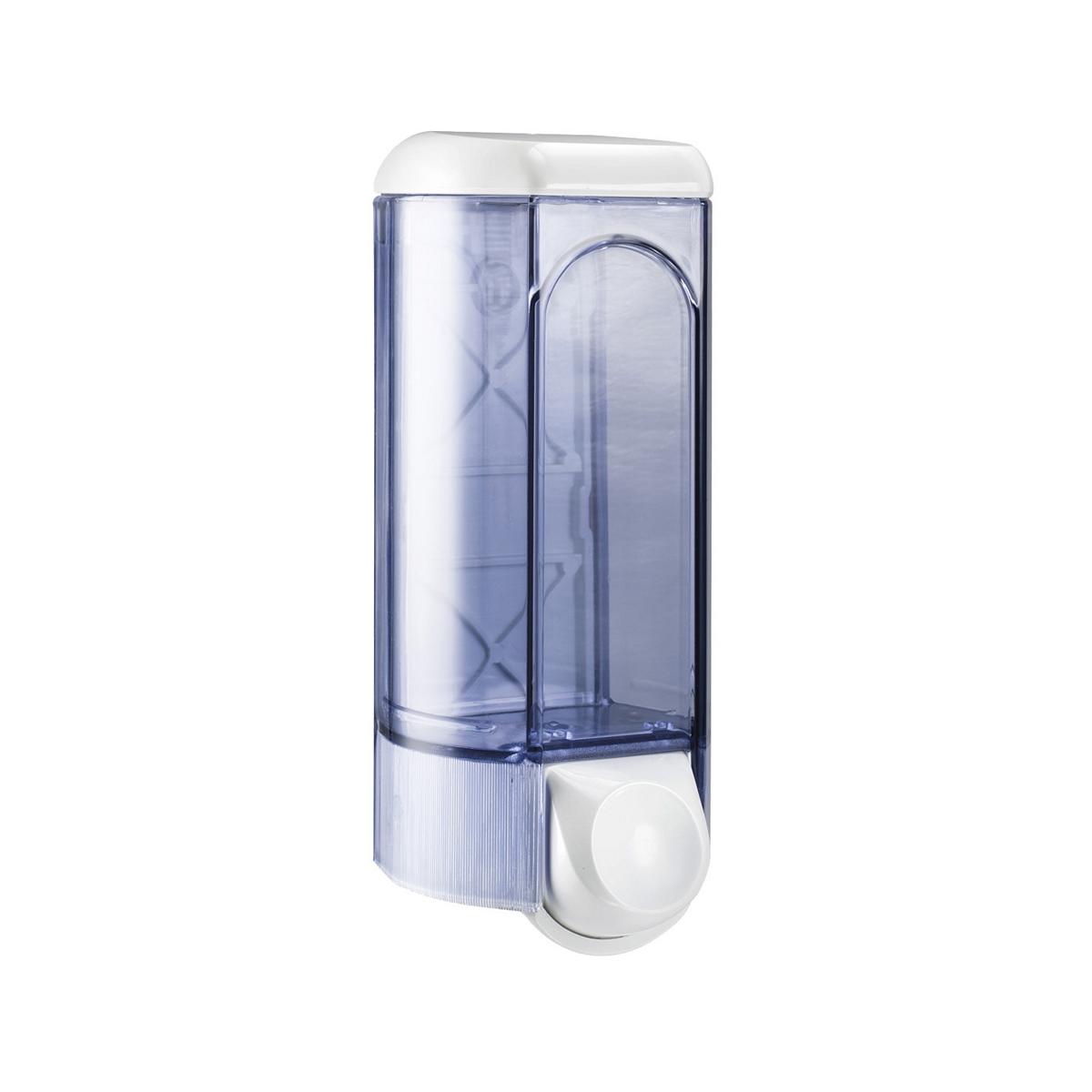 Seifencreme-Spender "Serie Acqualba", 800 ml | weiß/transparent Kunststoffspender, frei nachfüllbar