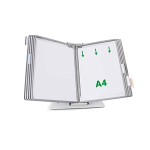 tarifold Sichttafelsystem 434100 DIN A4 grau mit 10 St. Sichttafeln
