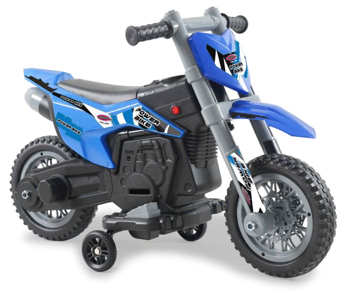 Ride-on Motorrad Power Bike blau 6V