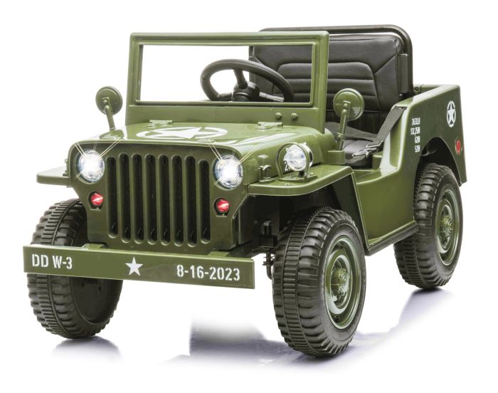 Ride-on Jeep Willys MB Army grün 12V Ride-on Jeep Willys MB Army grün 12V