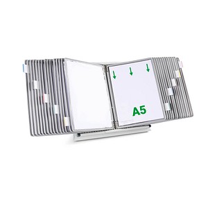 tarifold Sichttafelsystem 435300 DIN A5 grau mit 30 St. Sichttafeln