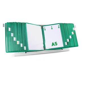 tarifold Sichttafelsystem 435405 DIN A5 grün mit 40 St. Sichttafeln