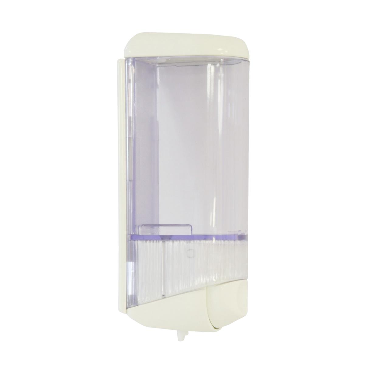 Seifenspender "Serie Acqualba", 250 ml | weiß-transparent 