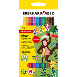 12 EBERHARD FABER Colori Buntstifte farbsortiert
