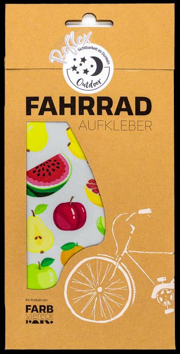 Fahrradaufkleber Obst