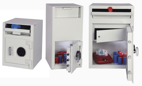 phoenix Einwurf-Tresor CASHIER DEPOSIT SS0998F, signalweiß