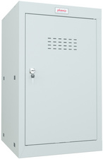 phoenix Würfel-Schließfach CL0644, Schlüsselschloss,hellgrau