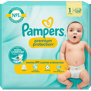 Pampers Windeln Premium Protection New Baby, Größe 1 Newborn