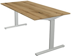 kerkmann Schreibtisch Form 2, (B)1.400 mm, eiche