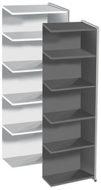 kerkmann Anbau-Regal ARTLINE, 4 Böden, (B)780 mm, anthrazit