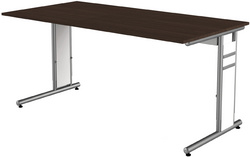 kerkmann Schreibtisch Form 4, (B)1.600 mm, wenge kerkmann Schreibtisch Form 4, (B)1.600 mm, wenge