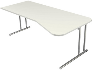 kerkmann PC-Schreibtisch ARTLINE, (B)1.950 mm, weiß