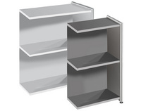 kerkmann Anbau-Regal ARTLINE, 2 Böden, (B)780 mm, weiß