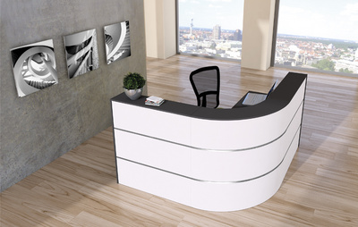 kerkmann L-Theke Cento 2A, (B)1.800 x (T)1.800 x (H)1.100 mm