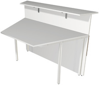 kerkmann Grundtheke Atlantis 3, 2-seitig schräg,weiß/graphit