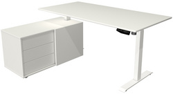kerkmann Komplett-Arbeitsplatz Move 1, weiß