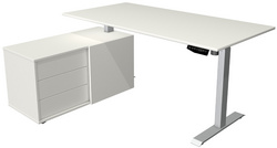 kerkmann Komplett-Arbeitsplatz Move 1, weiß