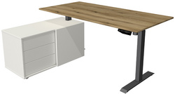 kerkmann Komplett-Arbeitsplatz Move 1, eiche