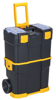  24, schwarz/gelb 2-teilige Werkzeugkoffe